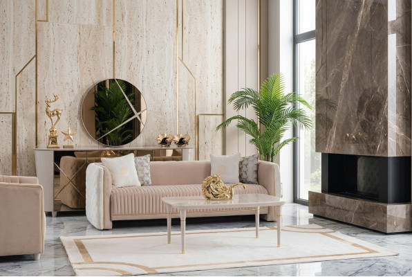 Dreisitzer Couch Polster Luxus Sofa Sitz Sofas Zimmer Möbel 3er Italien Design