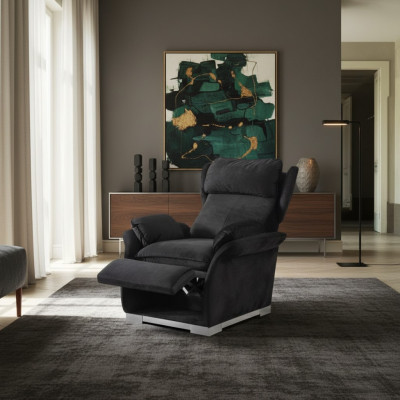 Fernseh Sessel multifunktionaler Relax im italienischen Stil Moderne Polster Neu
