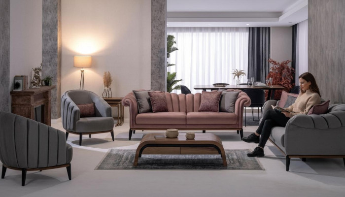 Sofagarnitur Couch Polster 3311 Sitzer Set Design Sofas Polster