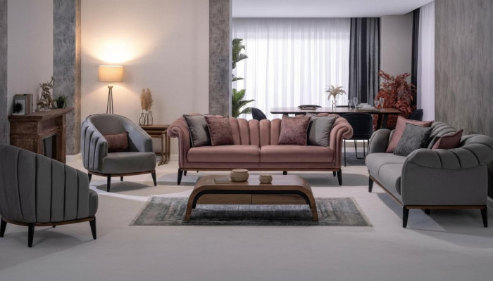 Sofagarnitur Couch Polster 3311 Sitzer Set Design Sofas Polster
