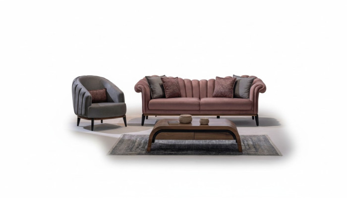 Sofagarnitur 311 Sitzer Set Design Sofa Polster Couchen Couch Modern Garnitur