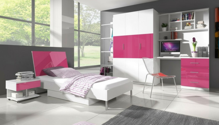 Regal Bücherschrank Eckschrank Schrank Holz für Kinderzimmer Jugendzimmer Möbel