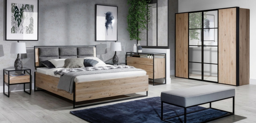 Nachttisch Braun Holz Möbel Design Schlafzimmer Möbel Art déco Neu