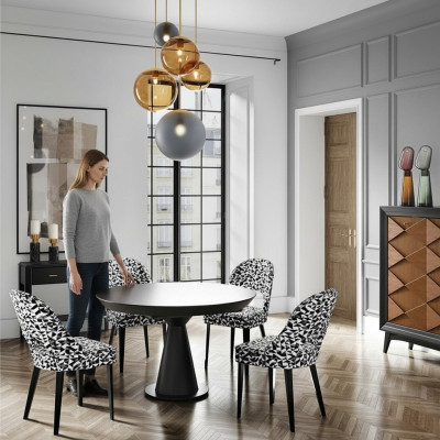 Essgruppe Essecke Esszimmertisch Esszimmer Esstisch Stuhl Tisch Holz Set 5tlg