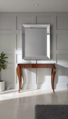 Konsolentisch Tisch Konsole Abstelltisch Holz Luxus Braun Design Klassische Neu