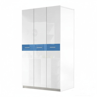 Kleiderschrank Schrank für Jugendzimmer Möbel Design Jugend Schlafzimmer blau