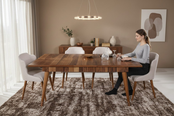 Esszimmer Set Ess Gruppe Holz Tisch Tische 5tlg Komplett Set Esstisch 4x Stühle