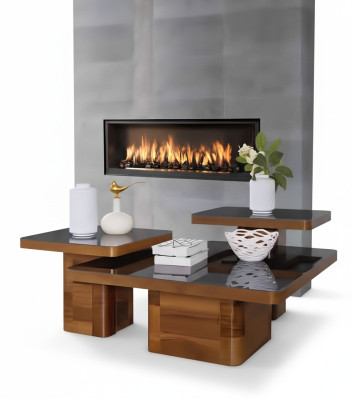 Wohnzimmer Holztisch Set Couchtisch Tisch Möbel Holz Glas Set Couchtische