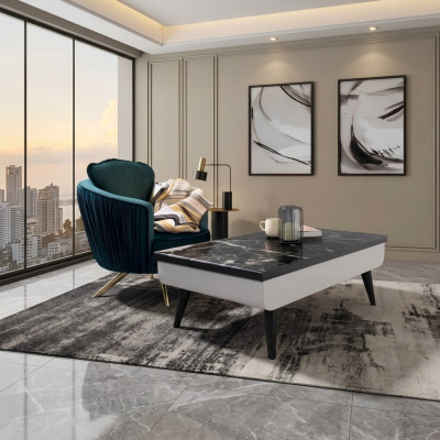 Couchtisch Beistelltisch Wohnzimmer Holz Tische Beistell Italien Stil Tisch Grau