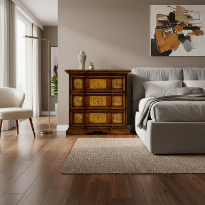 Italienische Möbel Braun Klassische Kommode Schrank Holz Schränke Möbel Konsolen