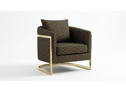 Design Sessel Luxus Klassische Modern Lehn Textil 1 Sitzer Möbel Einsitzer Sofa