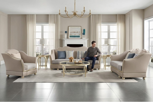 Sofagarnitur 3+2+1 Design Sofa Couchen Sitz Set Garnitur Polstersofa