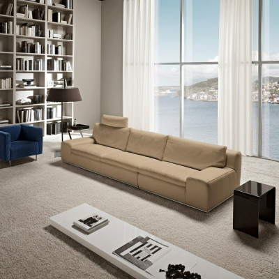 Sofa 4 Sitzer Big xxl Couch Sofas Couchen Wohnzimmer Design Viersitzer PRIANERA