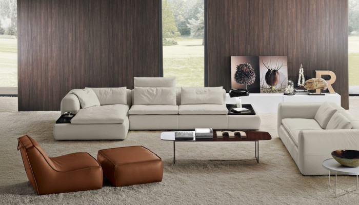 Design Sofa L Form Polster Couch Wohnzimmer Ecksofa Leder Luxus Möbel