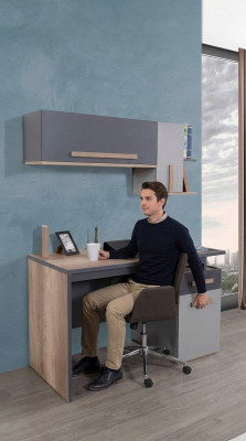 Schreibtisch Modern Tisch Wandregal Holz Jugend Kinderzimmer Möbel Design
