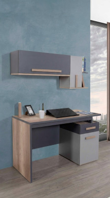 Schreibtisch Modern Tisch Wandregal Holz Jugend Kinderzimmer Möbel Design