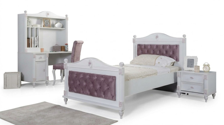 Bett Bettgestell Jugendzimmer Kinderzimmer Modernes Holz Betten Neu