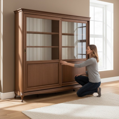 Bücher Regal Anrichte Klassische Möbel Regale Holz Vitrine Schrank