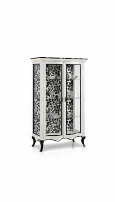 Luxus Holz Vitrine Anrichte Design Schränke Weiß Italienische Möbel Neu Schrank 