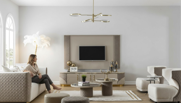 Wohnwand rtv Wohnzimmer Sofagarnitur Couch Sofa Set Couchen Sofas Möbel