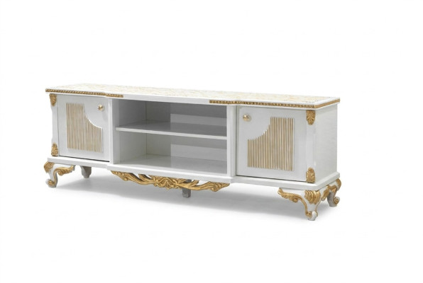 Klassisches Sideboard tv Ständer Kommode Holz Lowboard Kommoden Barock