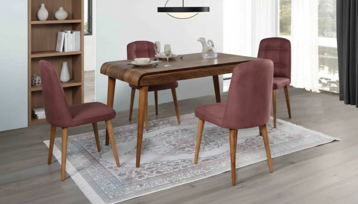 Esszimmer Essgruppe Möbel Set Garnitur Sitz Esstisch Polster 5tlg.