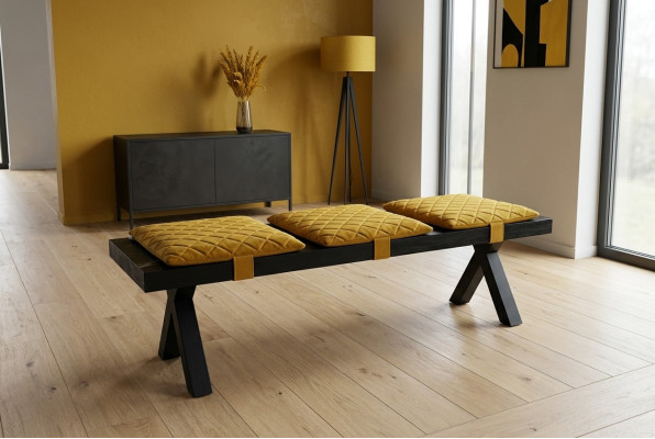 Bank Sitzbank Esszimmer Bänke Möbel Sitzbänke Ottomane Wohnen 140x40x45