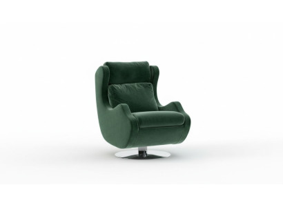 Grüner Sessel Wohnzimmermöbel Einsitzer Stilvoller Cocktailsessel Modern
