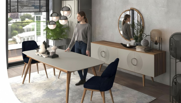 Essgruppe Luxus Tisch Mit Stühlen Esszimmermöbel Moderner Esszimmerset