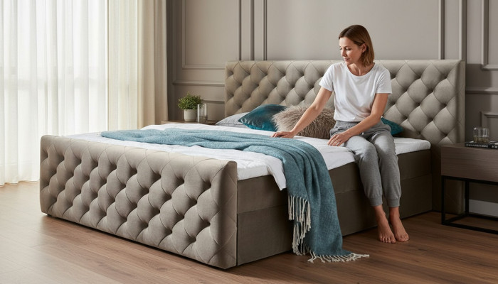 Chesterfield Samt Betten Doppelbett 160x200 Design Betten Hotel Einrichtung