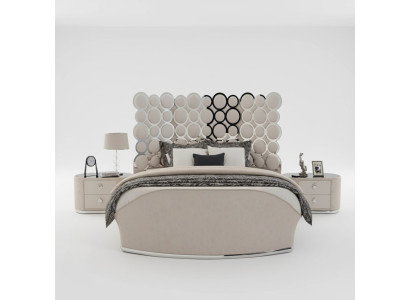 Designerbett Luxus Textilbetten Schlafzimmer Doppelbett 200x200cm Bettrahmen