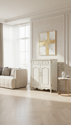 Kommode Weiß Schlafzimmer Elegantes Design Klassische Kommode Luxus Holz Neu