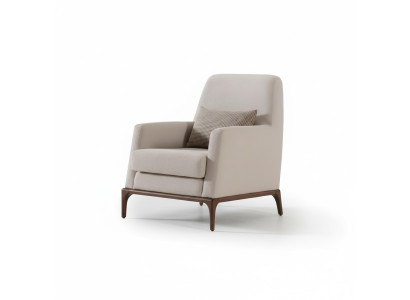Design Sofa Sessel Couch Polster Luxus Textil Couchen 1 Sitzer neu grau