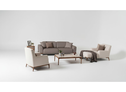Luxus Design Sofagarnitur Set Couch Couchtisch Beistelltisch 5tlg.