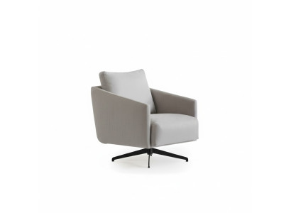 Sessel Design Polster Couch Couchen Sofas Textil Stil Modern neu Grau