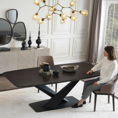 Esszimmer Holz Tische Essgruppe Set Stuhl Gruppe Neu 4x Design 5tlg