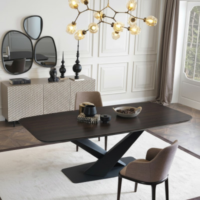 Esszimmer Holz Tische Essgruppe Set Stuhl Gruppe Neu 4x Design 5tlg