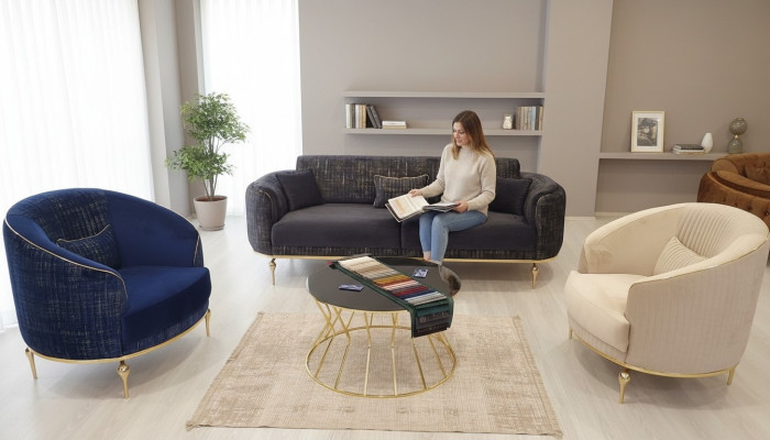 Sofagarnitur 3+1+1 Sitzer Wohnzimmer Möbel Couchen + Sessel 3tlg. 