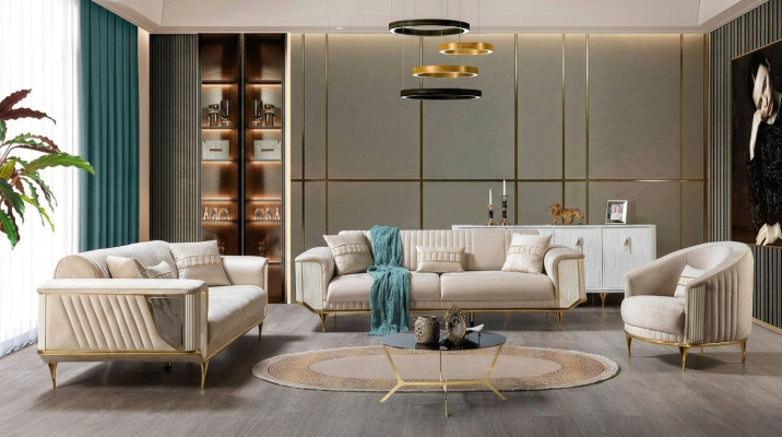 Sofagarnitur 331 Sitz Couch Möbel Wohnzimmer Einrichtung Moderne Sofa