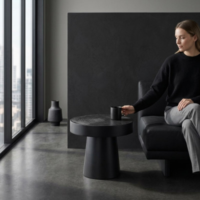 Beistell Luxus Couchtisch Design Tisch Kaffee Tisch Schwarz Wohnzimmer