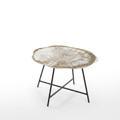 Design Couchtisch Beistelltisch Wohnzimmer Tisch Kaffeetisch Rund 