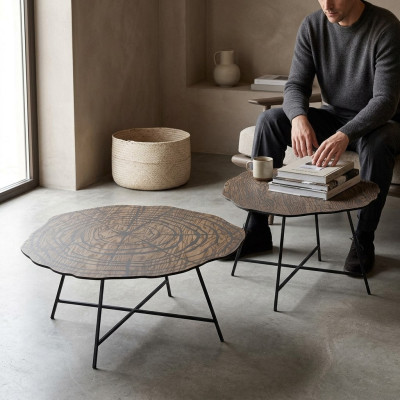 Couchtische Kaffeetische Beistelltische Design Wohnzimmer Tische 2 tlg