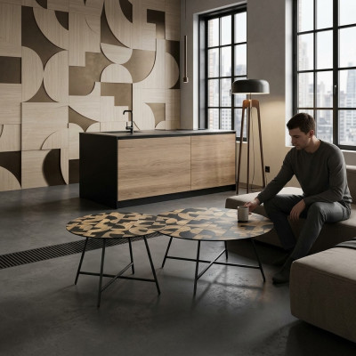 Couchtische 2 tlg. Beistelltisch Kaffeetische Designer Wohnzimmertisch
