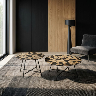 Couchtische 2 tlg. Beistelltisch Kaffeetische Designer Wohnzimmertisch
