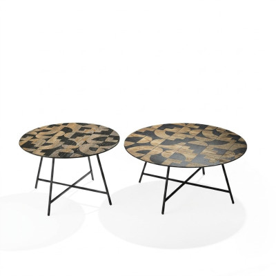 Couchtische 2 tlg. Beistelltisch Kaffeetische Designer Wohnzimmertisch