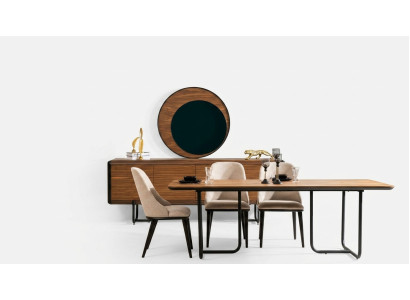 Esstisch 4x Stühle Esszimmer Set Essgruppe Modern Sideboard Garnitur