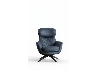Sessel 1-Sitzer Komfortabler moderner Stil mittelweich Blau Luxuriös