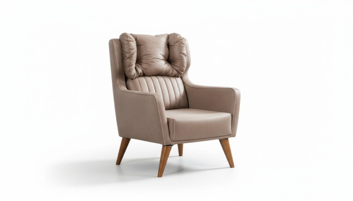 Landhaus Stil Sessel Ohrensessel Relax Fernseher Einsitzer Sofa Couch