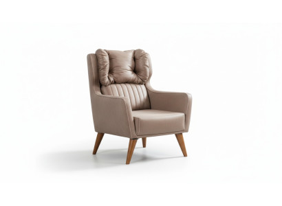 Landhaus Stil Sessel Ohrensessel Relax Fernseher Einsitzer Sofa Couch