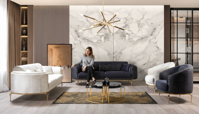 Sofagarnitur 3311 Sitzer Sofa Sessel Sofas Sitz Garnitur Couch Möbel